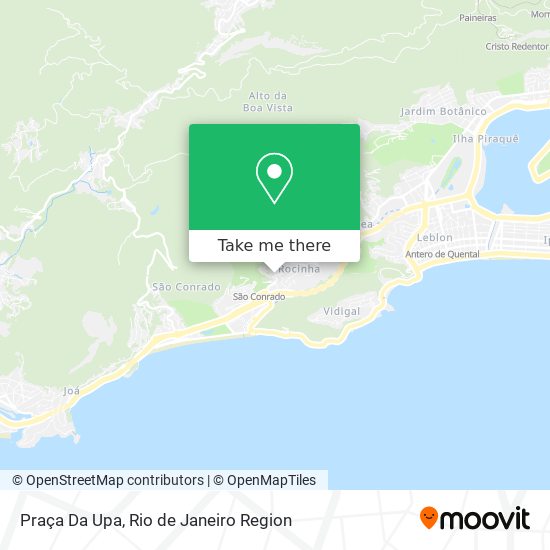 Praça Da Upa map