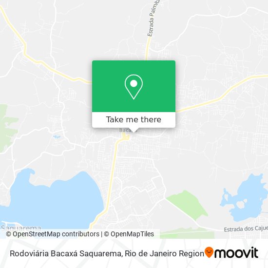 Rodoviária Bacaxá Saquarema map