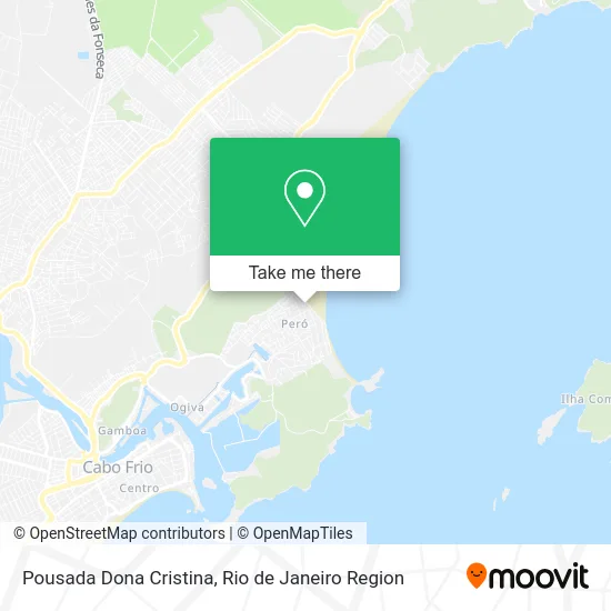 Pousada Dona Cristina map