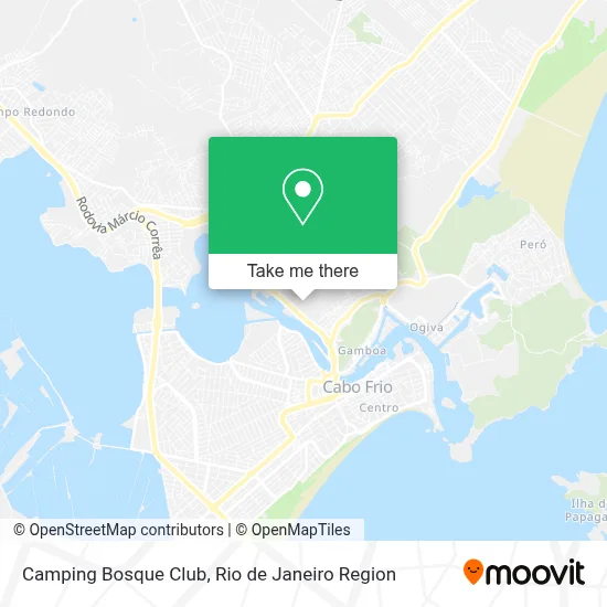 Camping Bosque Club map