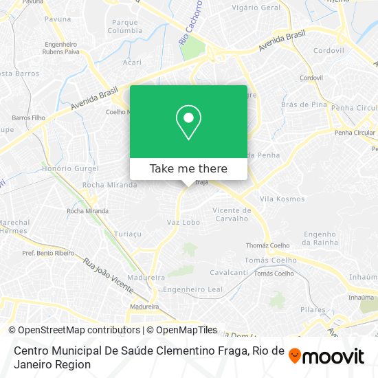 Centro Municipal De Saúde Clementino Fraga map