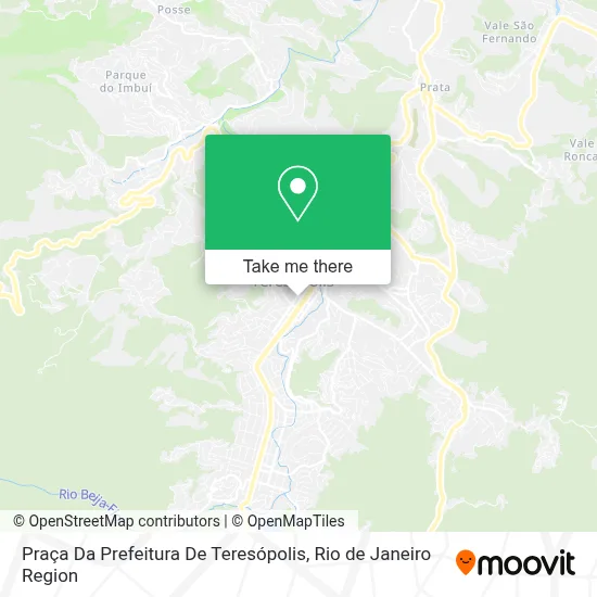 Praça Da Prefeitura De Teresópolis map