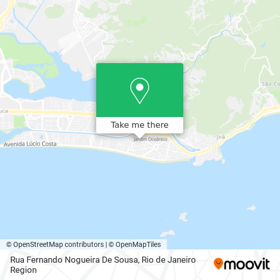 Mapa Rua Fernando Nogueira De Sousa