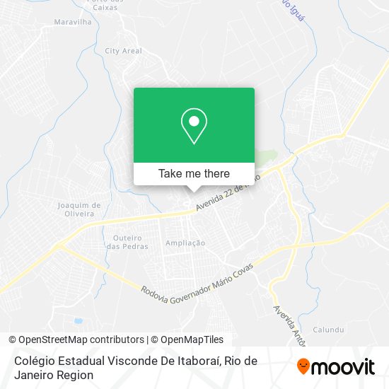 Mapa Colégio Estadual Visconde De Itaboraí