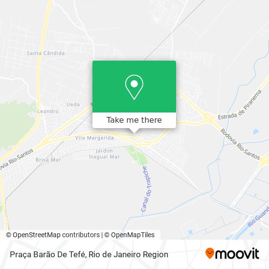 Mapa Praça Barão De Tefé