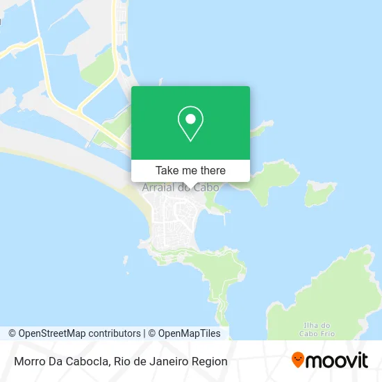 Morro Da Cabocla map