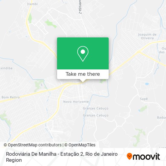 Mapa Rodoviária De Manilha - Estação 2