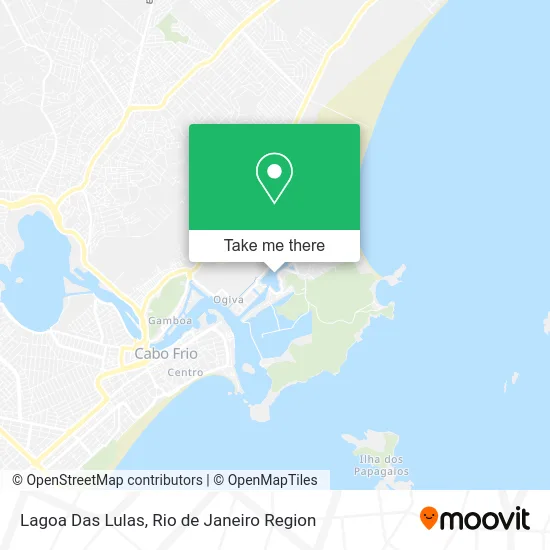 Lagoa Das Lulas map