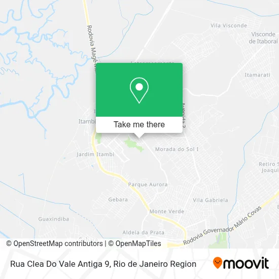 Rua Clea Do Vale Antiga 9 map