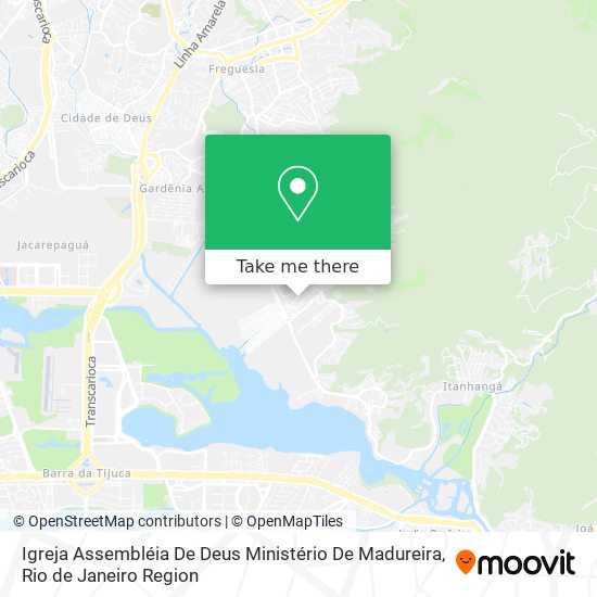 Mapa Igreja Assembléia De Deus Ministério De Madureira