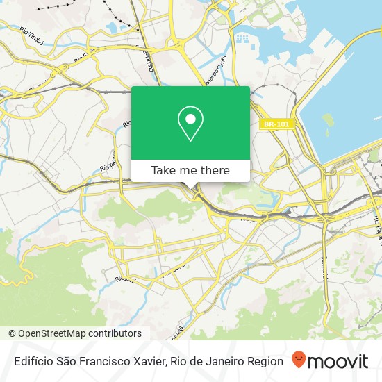 Edifício São Francisco Xavier map