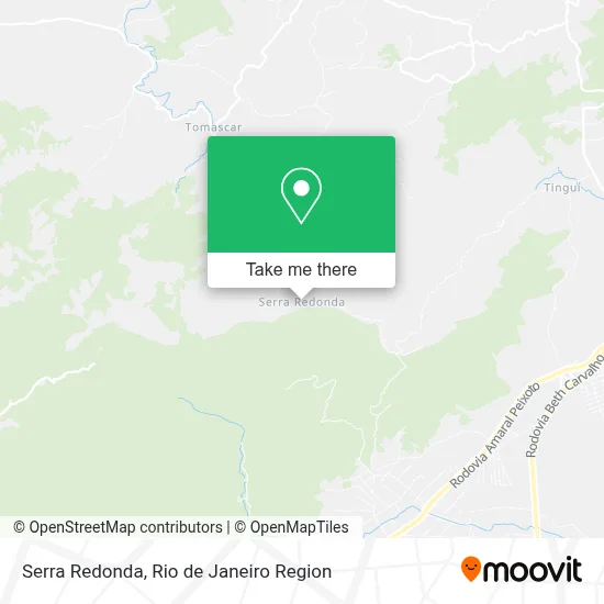 Serra Redonda map