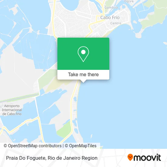 Praia Do Foguete map