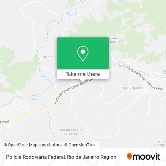 Polícia Rodoviária Federal map