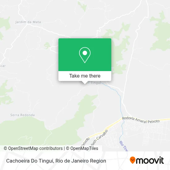 Cachoeira Do Tinguí map