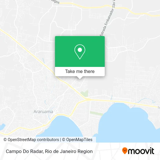 Campo Do Radar map