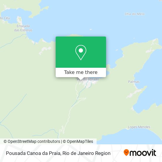 Pousada Canoa da Praia map