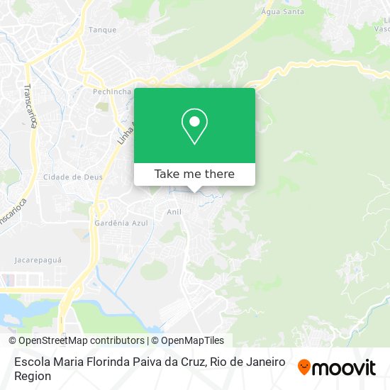 Mapa Escola Maria Florinda Paiva da Cruz