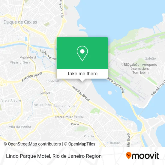 Lindo Parque Motel map