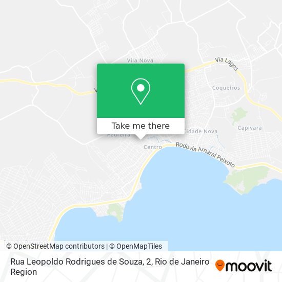 Mapa Rua Leopoldo Rodrigues de Souza, 2