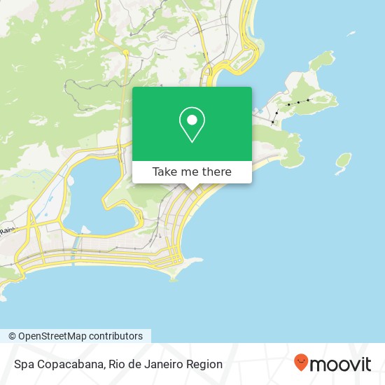 Spa Copacabana map