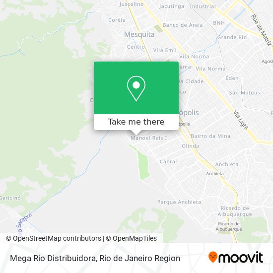 Mega Rio Distribuidora map