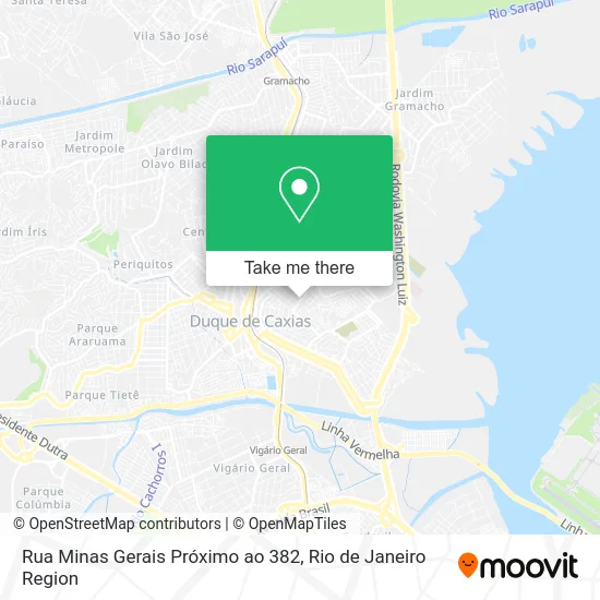 Rua Minas Gerais Próximo ao 382 map