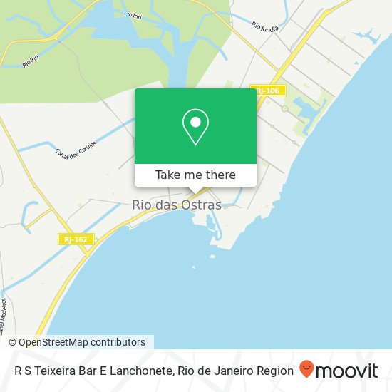 R S Teixeira Bar E Lanchonete map