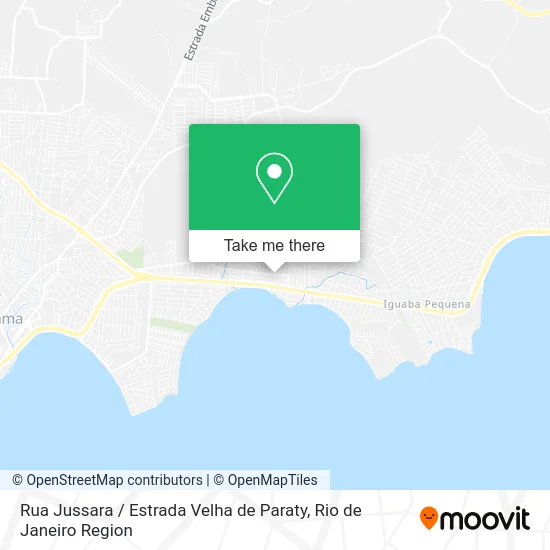 Rua Jussara / Estrada Velha de Paraty map