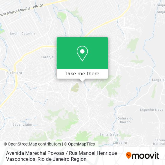 Avenida Marechal Povoas / Rua Manoel Henrique Vasconcelos map