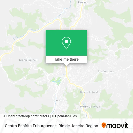 Centro Espírita Friburguense map
