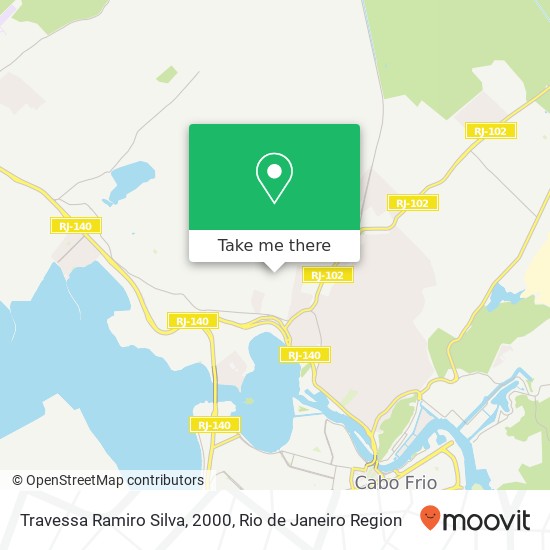 Travessa Ramiro Silva, 2000 map