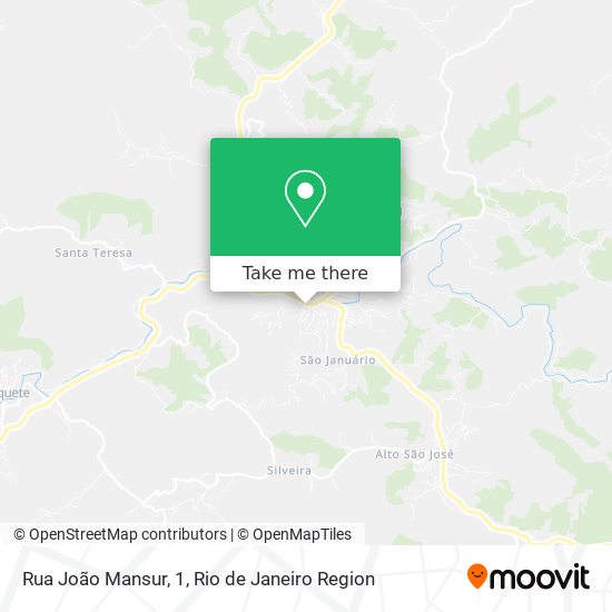 Rua João Mansur, 1 map