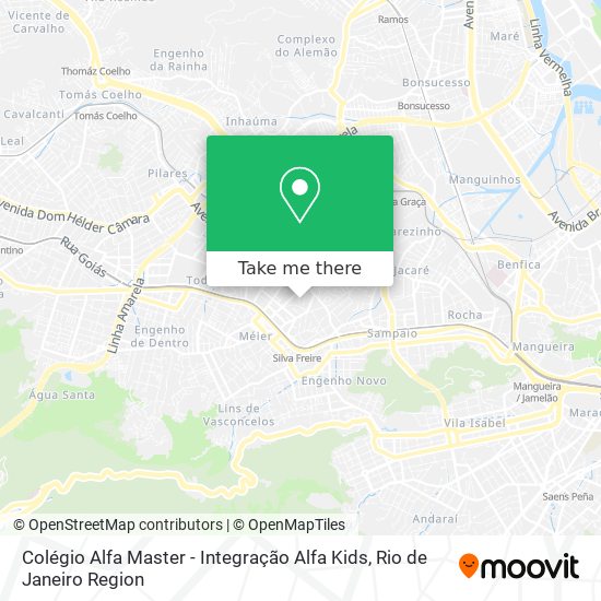Mapa Colégio Alfa Master - Integração Alfa Kids