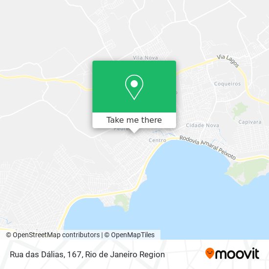 Rua das Dálias, 167 map