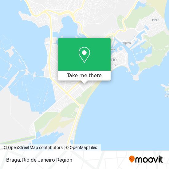 Mapa Braga