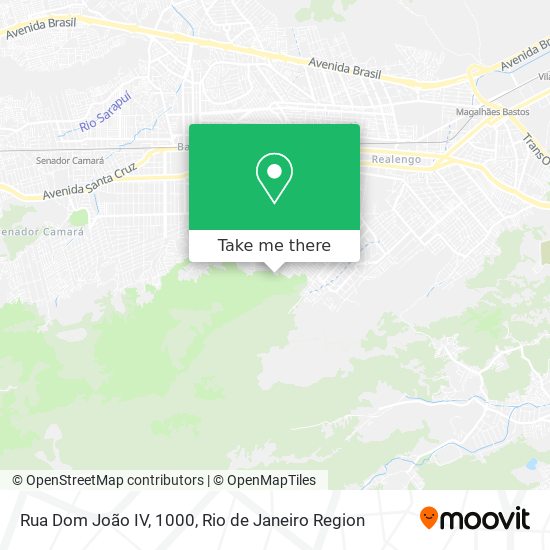 Rua Dom João IV, 1000 map