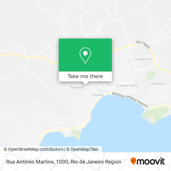 Rua Antônio Martins, 1000 map