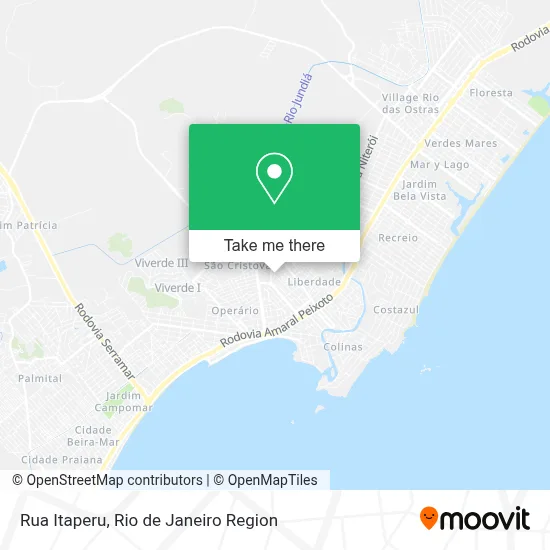 Rua Itaperu map
