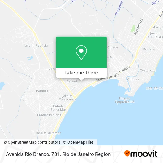 Avenida Rio Branco, 701 map