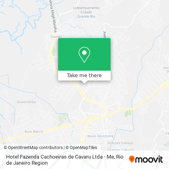 Hotel Fazenda Cachoeiras de Cavaru Ltda - Me map