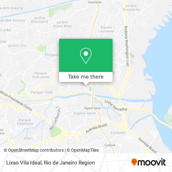 Lixao Vila Ideal map