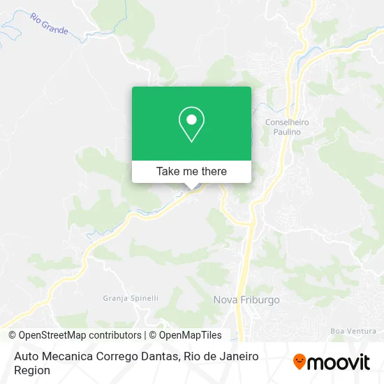 Auto Mecanica Corrego Dantas map