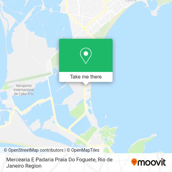 Mercearia E Padaria Praia Do Foguete map
