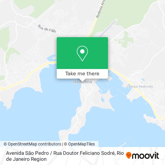Avenida São Pedro / Rua Doutor Feliciano Sodré map