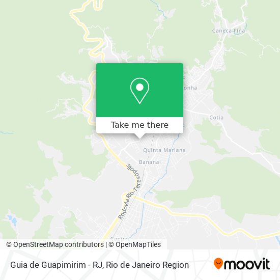 Guia de Guapimirim - RJ map