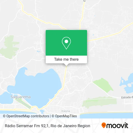 Rádio Serramar Fm 92,1 map