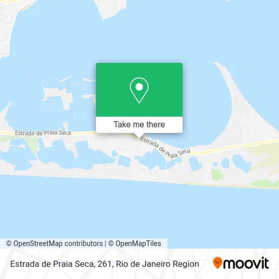 Estrada de Praia Seca, 261 map
