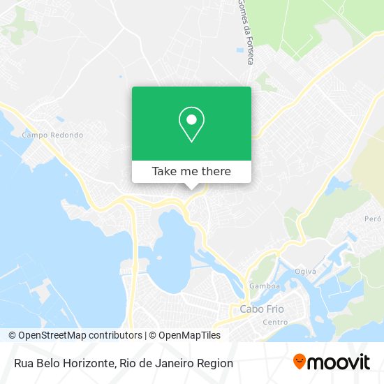 Mapa Rua Belo Horizonte