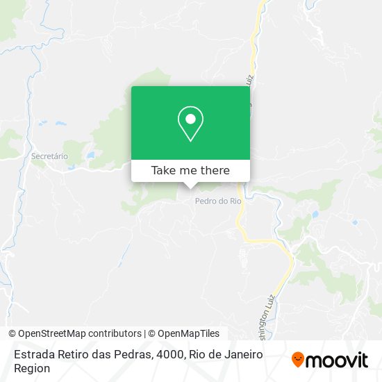 Estrada Retiro das Pedras, 4000 map